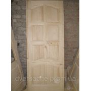 Дверь деревянная из сосны “Прага“ фотография