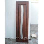 Дверь деревянная из сосны “Волна“ без стекла фото