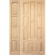 Двери деревянные из сосны парные МП1/7 фото