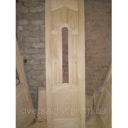 Дверь деревянная из сосны “Юта“ без стекла фото