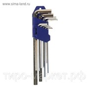 Набор ключей шестигранников Tundra comfort, 1.5 - 10 мм, 9 штук, длинных фото