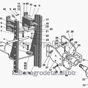 Запчасти для сельхозтехники МТЗ-920.4/952.4 Тягово-сцепное устройство