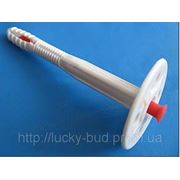 Дюбель-зонтик для крепления теплоизоляции L10х120mm D 70mm с УДАРОПРОЧНЫМ пластиковым гвоздем фото