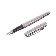 Ручка перьевая Parker Jotter Core F61 Stainless Steel CT M, корпус из нержавеющей стали (2030946)