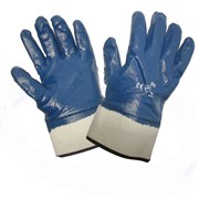 Перчатки трикотажные с нитриловым покрытием, МБС, (двойной слой) фото