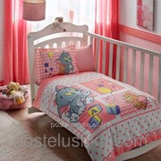 Комплект постельного белья TAC ранфорс 100х150 Tom & Jerry baby girl фотография