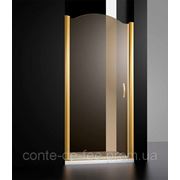 Дверь для душа Vismara Vetro с профилем античная бронза, стекло светло-бронзовое AL-68 700mm фото