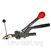Инструмент для натяжения и резки стальной ленты с храповым механизмом. фотография