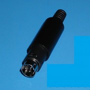 Вилка miniDIN на кабель 3 контакта (MDN-3M) фото