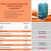 Котел угольный автоматический Unilux 100-120м²