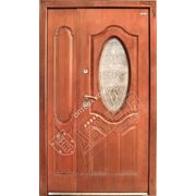 Двери со стеклом входные бронированные двери - Izumrud 2005 фото