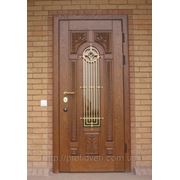 Дверь бронированная входная “Престиж“ с ковкой фото