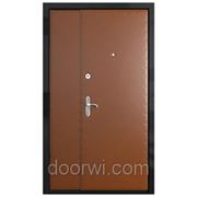 Входные металлические двери МДФ одностороний + кожвинил фото