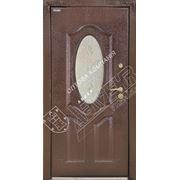 Двери со стеклом входные металлические двери - Izumrud 20-2 фото