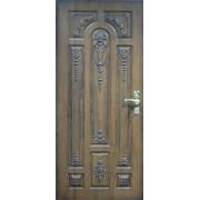 Двери Виктория лепнина входные бронированные, серия Патина фото