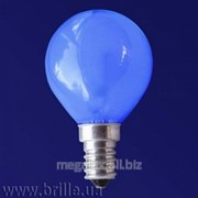 Лампа накаливания декоративная P45 25W E14 BLUE Brille