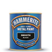 Антикоррозионная краска по металлу гладкая Хаммерайт Hammerite, 2.5л фото