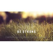 Наклейка на ноутбук "Вe strong"