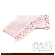 Подарочный набор полотенец для ванной 2 пр. Tivolyo Home NERVURES хлопковая махра розовый фото