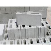 Пустотный бетонный блок Стоун Тэк серый 39х19х10 фото