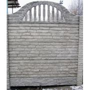 Бетонный забор. Еврозабор. №3. фото