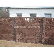 Еврозаборы бетонные Днепропетровск жби забор из профнастила забор для дачи столбы фото