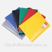 Папка пластиковая для документов на резинках А4, полоса Rainbow фото