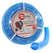 Шланг для полива 3-х слойный 3/4“, 10м. армированный PVC (синий) фото