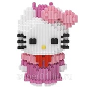 3D конструктор фигурка Hello Kitty совместима с лего (895 деталей) фото