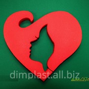 Декор, Сердце силует, ДСВ-012 23х22 см, подарок в день Святого Валентина
