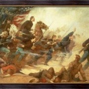 Картина Пятый полк Миннесоты в Коринфе, Блешфилд, Эдвин Хауленд фото