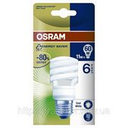 Лампочка энергосберегающая Osram 11 Вт. фото