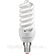 Энергосберегающая лампа Maxus Slim full spiral 13W, 2700K, E14 фото