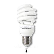 Лампа люмінесцентна лл. НАША СИЛА E27-TO-241(24Вт=120,бел, 3г. гар. цок.боль) фото