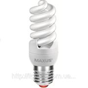 Энергосберегающая лампа Maxus Slim full spiral 11W, 4100K, E27 фотография