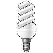 Энергосберегающая лампа ELM Е14 фото