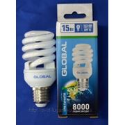 Энергосберегающая лампа Global 15w E27 4100K NEW фото