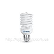Энергосберегающая лампа Global T2 Full Spiral 15W, E14, 4100K (GFL-032-1) фото