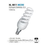 HL8811 MICRO Т2.5 FL SP 11W E27 2700K энергосберегающая фото
