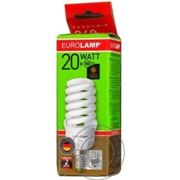 Лампа енергозберігаюча Eurolamp T2 Spiral 20W 2700K E14 артикул LN-20142 фото