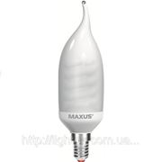 Энергосберегающая лампа Maxus Tail Candle 9W 4100К, E14 фото