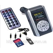 Автомобильный MP3 плеер с FM трансмиттером, LCD экраном,USB, SD/TF, с переходниками. фото