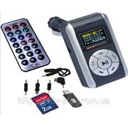 Автомобильный MP3 плеер с FM трансмиттером, LCD экраном,USB, SD/TF, с переходниками. фотография