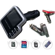 Автомобильный MP3 плеер с встроенным FM трансмиттером , LCD экраном (1.5 дюйма), USB, SD/MMC, microSD