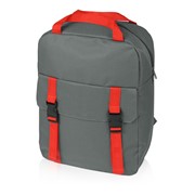 Рюкзак Lock, серый/красный фото