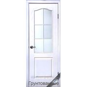 Грунтованная-белая под стекло (со стеклом) (60, 70, 80, 90см). Межкомнатная дверь МДФ Новый Стиль фотография