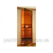 Стеклянные двери для сауны 70х190 бронза (Украина)