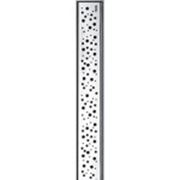 Решетка «DROPS» из нержавеющей стали, прямая TECE 600731 длина 700мм. поверхность матовая.