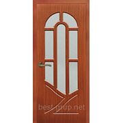 АРКАДИЯ со стеклом Сакура (60, 70, 80, 90см). Межкомнатная дверь с ПВХ покрытием Gelios (Гелиос) фотография