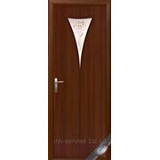 Дверь МДФ «Бора» узор Р-1 ольха, орех (60,70,80,90х200см) фото